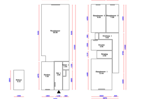 meetrapport en plattegrond